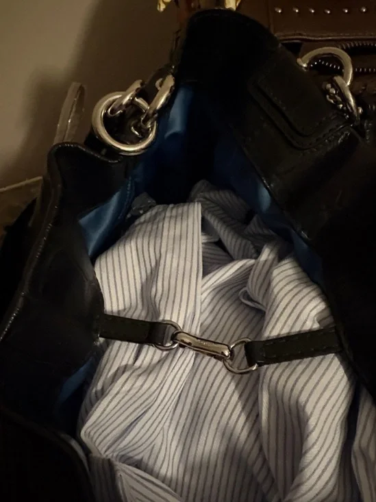 Coach Black Leather Hobo Bag J0971-14509 - Picture 13 of 13